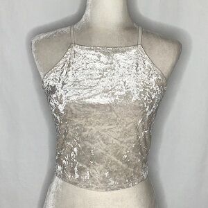 Elegant Cream Crop Top